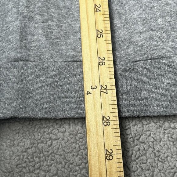 Jordan Hoodie Mens Large Gray Fleece Lined Pullover Jumpman Logo Basketball Nike - Picture 10 of 10